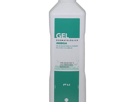 (Sin tapón) Inibsa gel de ducha dermatológico con colágeno y lipo proteínas bote 1 lt Embalaje Deteriorado Online Hot Sale