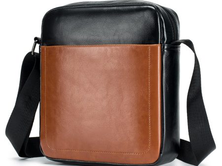 SPAHER Bolso Bandolera de Cuero PU para Hombre - Casual y de Negocios, con Correa Ajustable For Cheap