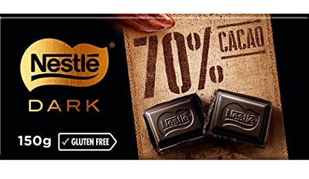 Nestlé Dark Chocolate Negro - Tableta de Chocolate - 120g Embalaje Deteriorado (Cad: 31 10 2024) Sale