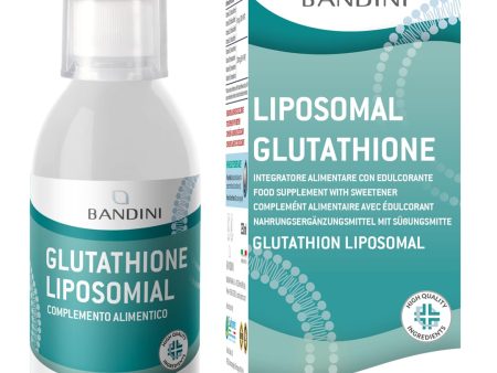 Bandini Glutatión Liposomal Líquido 250ml - 100% Vegano, Antioxidante y Antienvejecimiento - Alta Dosis y Alta Absorción - Reduce el Estrés Físico y Mental - L-Glutatión con Vaso Dosificador Embalaje Deteriorado on Sale