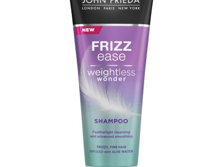 JOHN FRIEDA - Champú Weightless Wonder 250 ml, Antiencrespamiento para Cabello Fino y Encrespado, con Agua de Aloe Vera Embalaje Deteriorado For Cheap