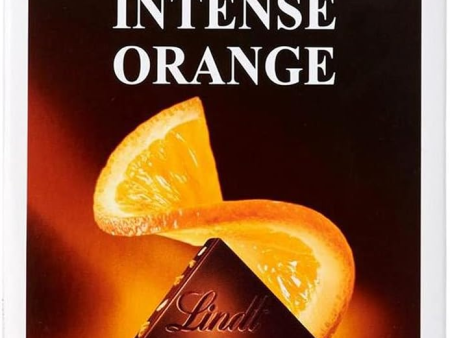 Lindt Chocolate EXCELLENCE - Chocolate Negro con Naranja, Tableta de Chocolate Puro, Aromático y Extrafino Embalaje Deteriorado (Cad: 31 10 2024) Online