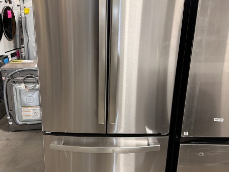 NEW GE FRENCH DOOR REFRIGERATOR - STAINLESS STEEL FRIDGE - REF12627 For Discount