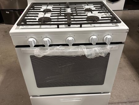 BEAUTIFUL NEW WHIRLPOOL GAS RANGE in WHITE - RAG11334 For Cheap